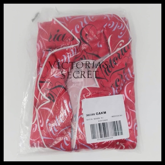 VICTORIA'S SECRET Afterhours Satin Boxer Pajamas - Picture 2 of 2